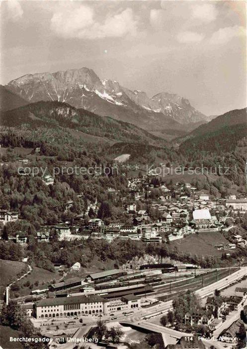 BERCHTESGADEN Bayern Fliegeraufnahme mit Untersberg
