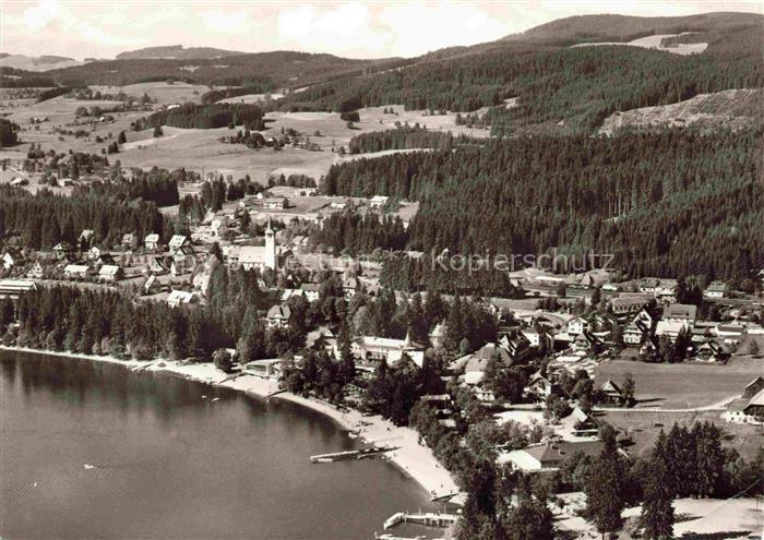 TITISEE Schwarzwald BW Fliegeraufnahme