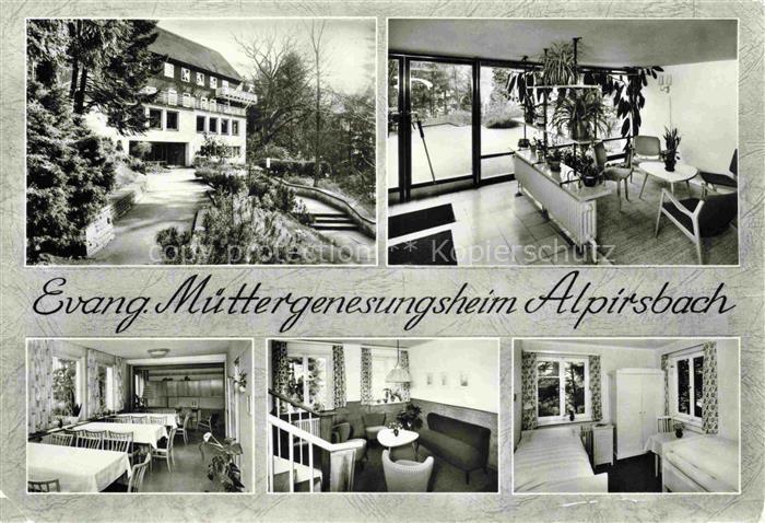 Alpirsbach Freudenstadt BW Ev Muettergenesungsheim Haus Heilenberg