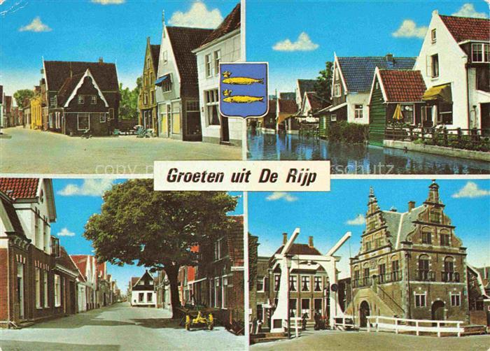 De Rijp Noord-Holland NL Grote dam Tuingracht Oosteinde Raadhuis