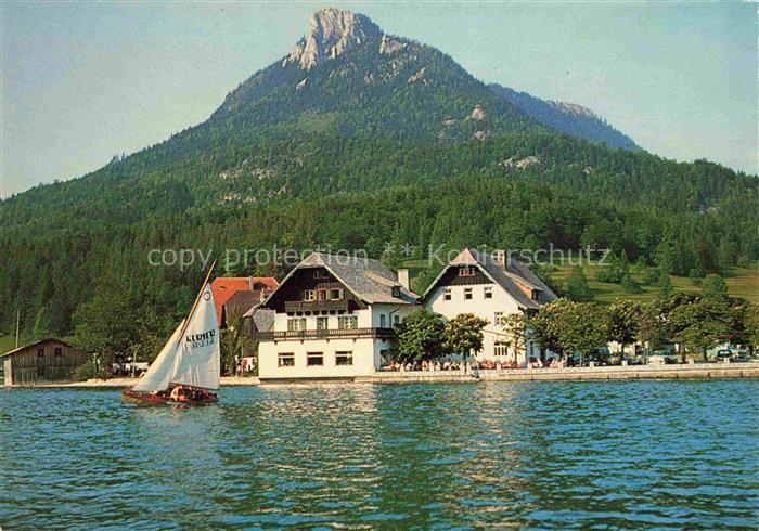 Fuschl See Salzkammergut AT Hotel Seerose mit Schober Seepartie
