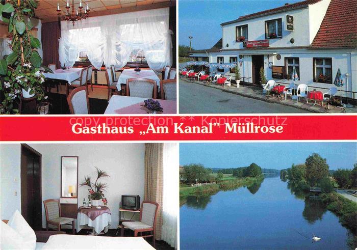 Muellrose Brandenburg Gasthaus Am Kanal Gastraeume Zimmer Panorama
