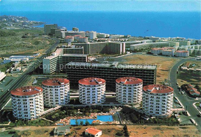 Playa del Ingles Gran Canaria ES Vista aerea de la playa del Ingles