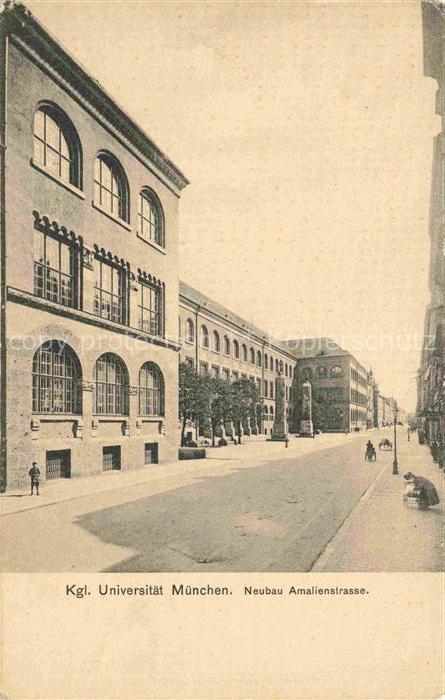 MueNCHEN  Bayern Kgl Universitaet Neubau Amalienstrasse