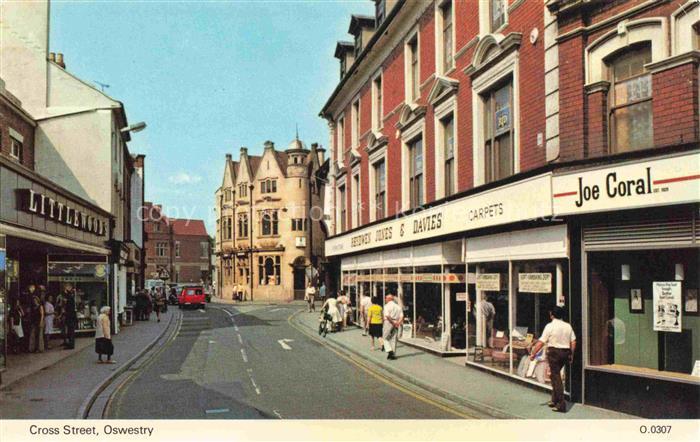 Oswestry Shropshire UK Cross Street