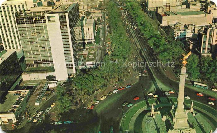 Mexico -City D.F. Mexico Vista aerea de la Columna de la Indepencia