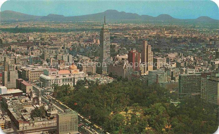 Mexico -City D.F. Mexico Air view of center