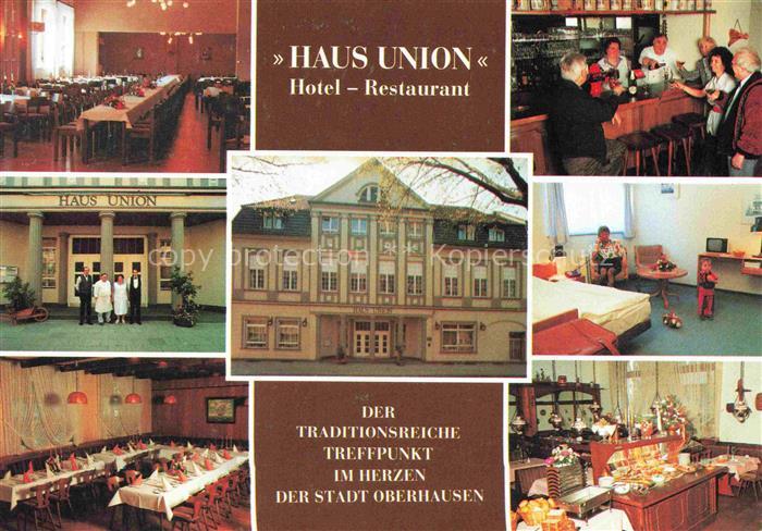 Oberhausen  NRW Haus Union Hotel Gastraeume Bar Theke