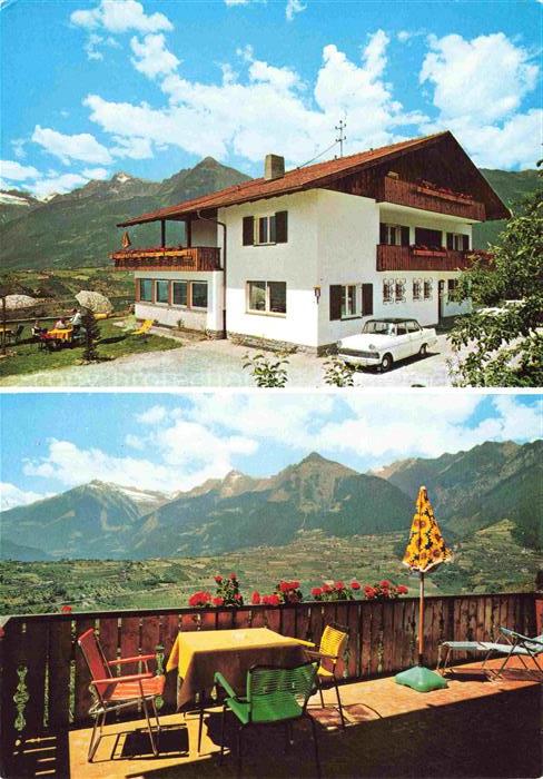 Schenna Meran Trentino IT Pension Innerhofer Terrasse