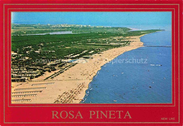 Rosa Pineta Rosapineta Rosolina Mare Rovigo IT Rosolina Mare Fliegeraufnahme