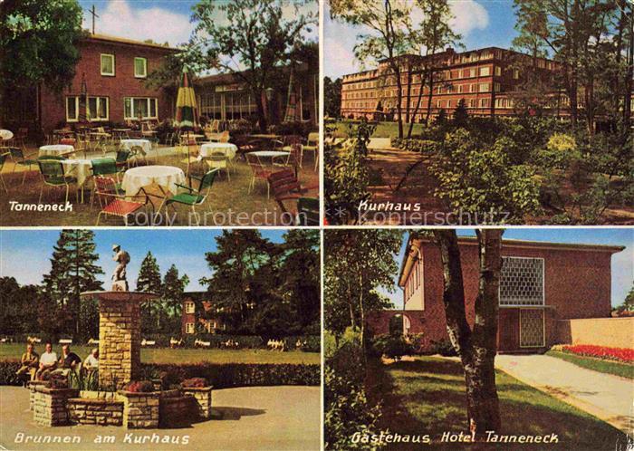 Bad Bramstedt Schleswig-Holstein Haus Tanneneck Kurhaus Brunnen Gaestehaus Hotel