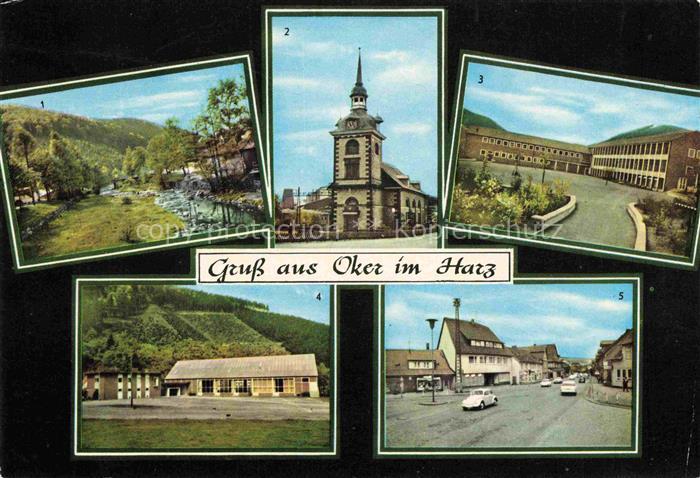 Oker Harz Okertal Ev luth Kirche Schule Stadthalle Talstrasse