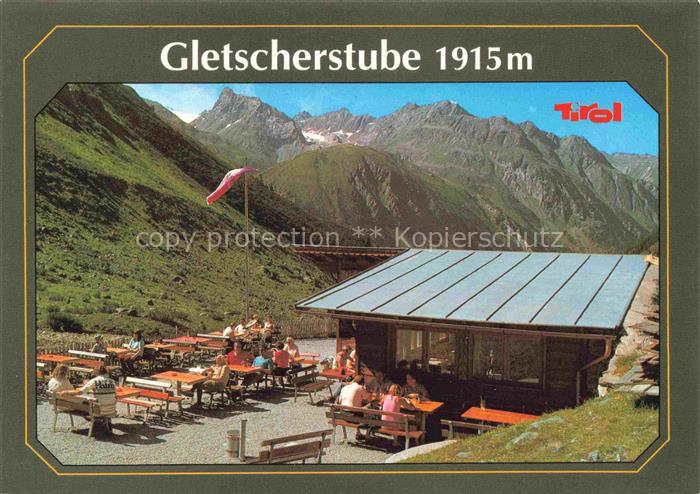 Pitztal Pitzthal Tirol AT Jausenstation Gletscherstube am Mittelbergferner