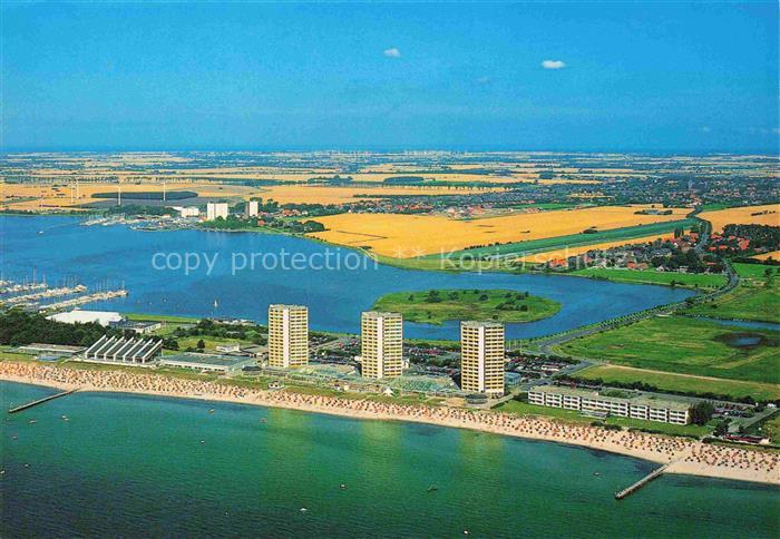 Burg Fehmarn Burgtiefe Suedstrand Fliegeraufnahme