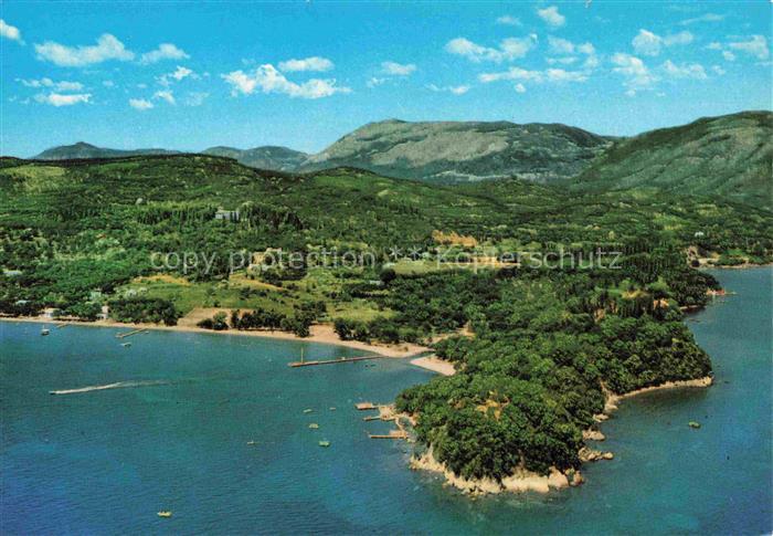 Dassia Corfou Greece Der Mittelmeerklub Fliegeraufnahme