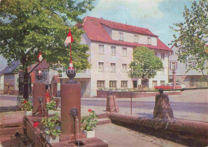 Beerfelden Odenwald Hessen Gasthof Zur Muemlingquelle