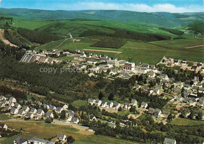 Winterberg  Hochsauerland NRW Fliegeraufnahme
