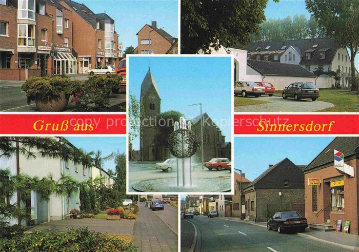 Sinnersdorf Koeln Pulheim Rheinland Ortspartien Kirche