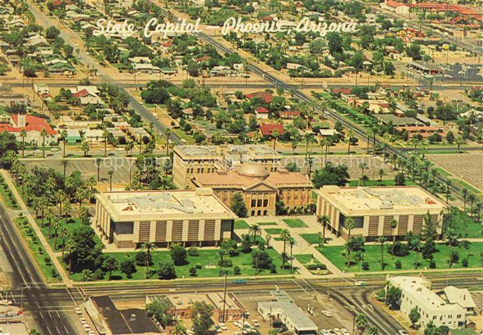 PHOENIX Arizona USA State Capitol Fliegeraufnahme
