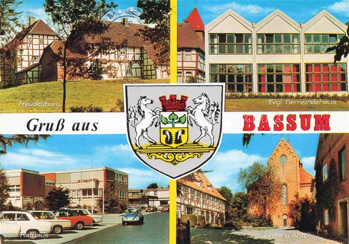Bassum Diepholz Niedersachsen Freudenburg Ev Gemeindehaus Rathaus Stiftskirche u