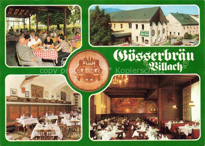 VILLACH Kaernten AT Goesserbraeu Gastraeume Speisesaal