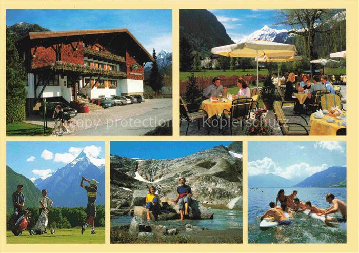 ZELL AM SEE Pinzgau-Pongau AT Hotel Kaprunerhof Terrasse Golfspieler Strandleben