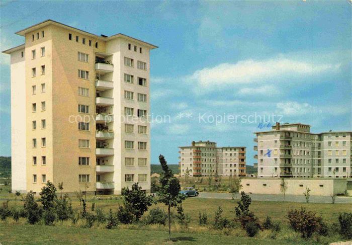 Forchheim  Oberfranken Hochhaus mit Ypsilon Haeusern