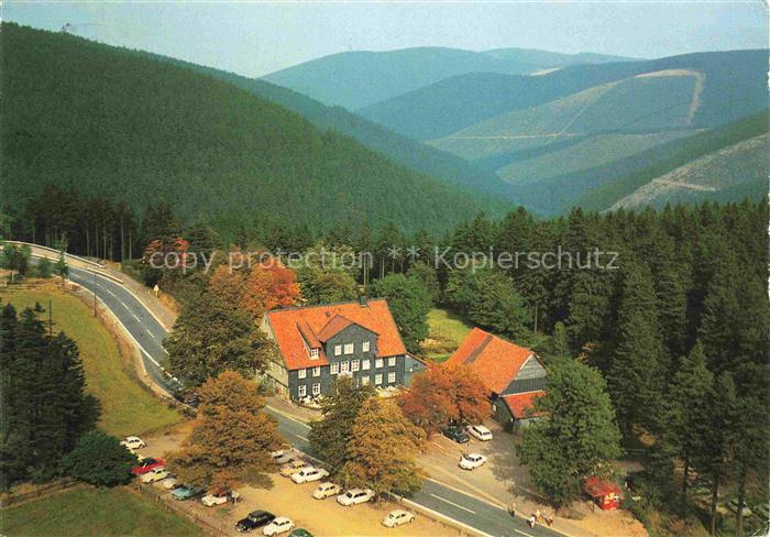 Harz Region Berggasthaus Zum Auerhahn Fliegeraufnahme