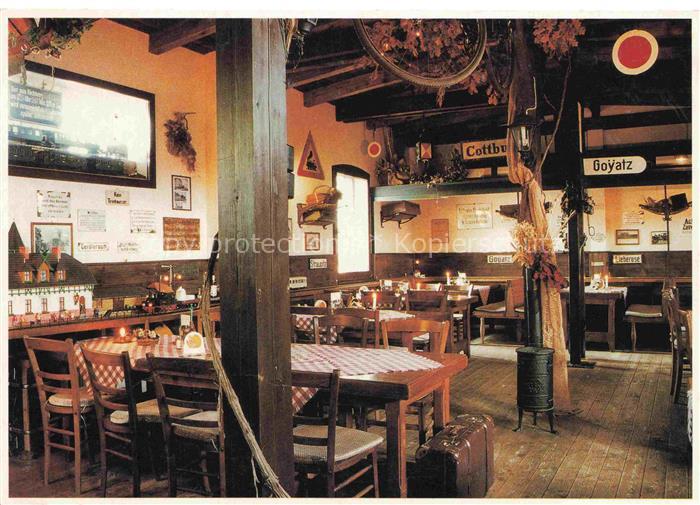 Burg Spreewald Brandenburg Gasthaus Spreewaldbahnhof Burg Gaststube