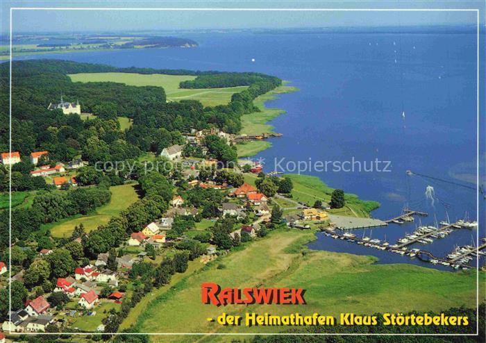 Ralswiek RueGEN Heimathafen Klaus Stoertebekers Fliegeraufnahme