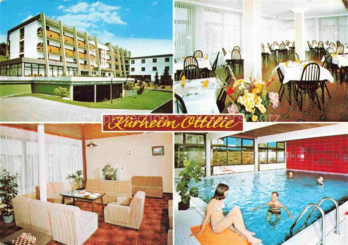 Bad Soden-Salmuenster Hessen Kurheim Ottilie Gastraeume Hallenbad