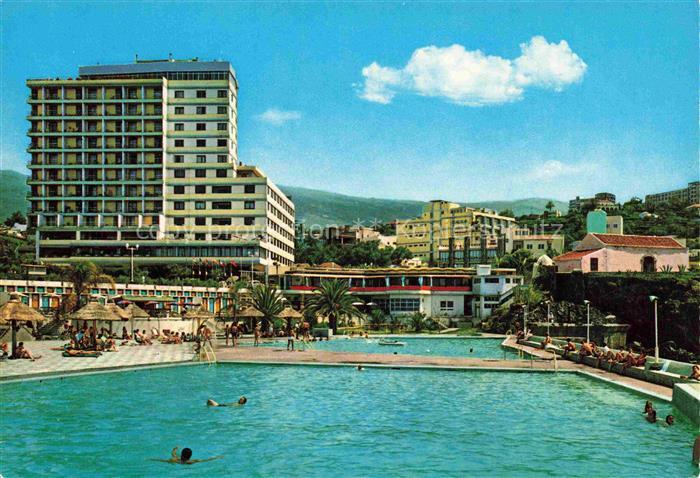 Puerto-de-la-Cruz Tenerife ES Hotel Las Vegas y piscina San Telmo