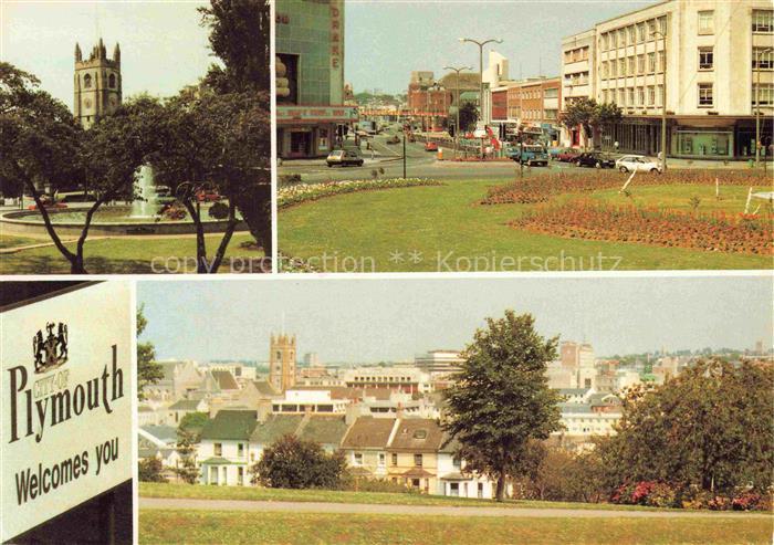 PLYMOUTH  South West UK Park Ortansichten