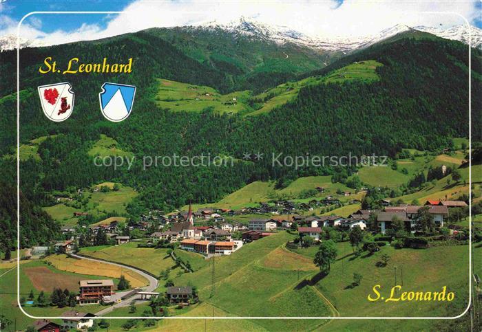 St Leonhard in Passeier San Leonardo in Passiria Bolzano IT Fliegeraufnahme