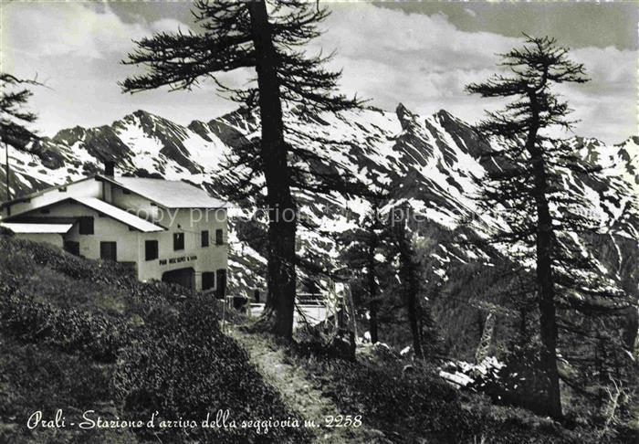 Prali Praly 1470m Torino Stazione d'arriva della seggiovia