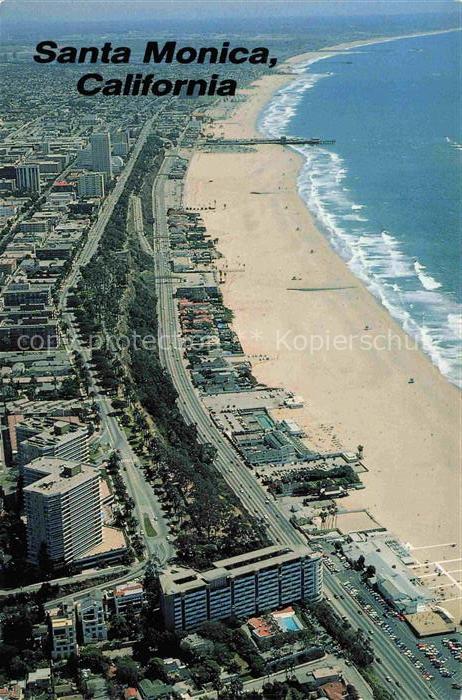 Santa Monica California USA Fliegeraufnahme