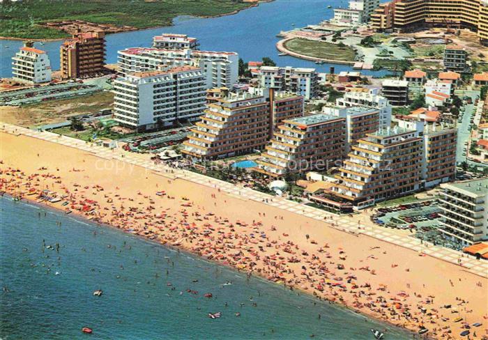 Rosas Costa Brava Cataluna ES Santa Margarita Fliegeraufnahme