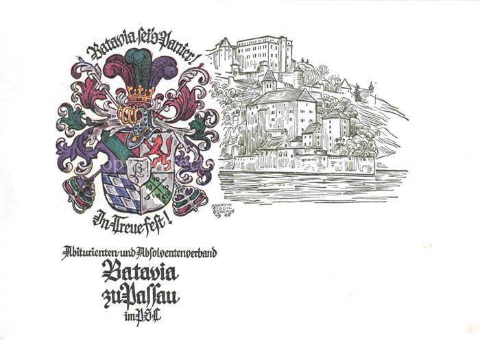 PAssAU Bayern Dreifluessestadt Panorama Kirche