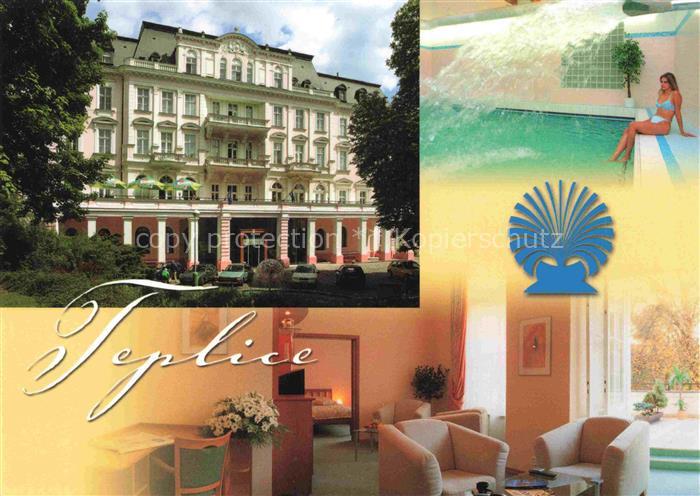 Cisarske Lazne Karlsbad Eger KARLOVY VARY CZ Hotel Foyer Hallenbad