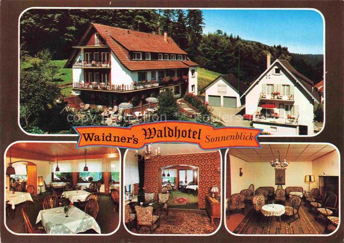 BAD HERRENALB Waidners Waldhotel Sonnenblick Gastraeume