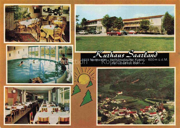 Nonnweiler-Primstal Saarland Kurhaus Saarland Gaststube Pool Speisesaal Fliegera