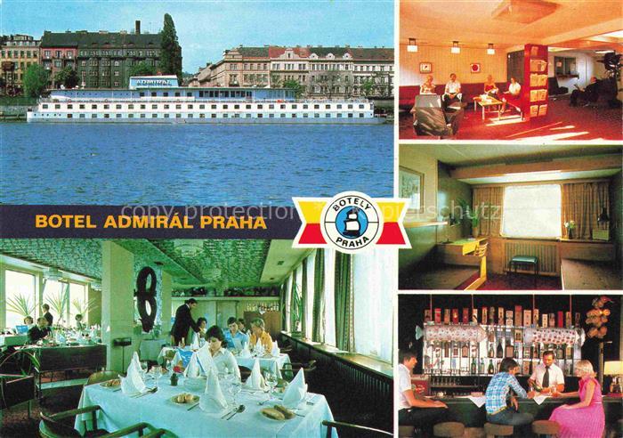 PRAHA Prag Prahy Prague Botel Admiral Gastraeume Bar