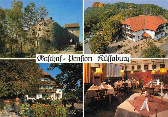 Bechtersbohl Gasthof Kuessaburg Gaststube Ruine