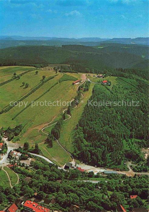 St Andreasberg Harz Niedersachsen Super Rutschbahn Fliegeraufnahme