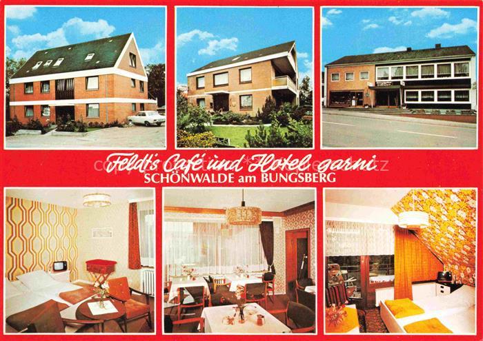 Schoenwalde am Bungsberg Schleswig-Holstein Feldts Cafe und Hotel garni Gastraeu