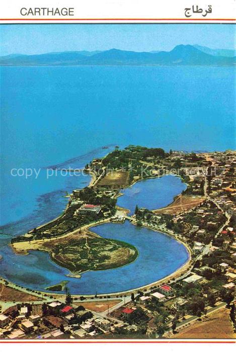 Carthage  Karthago Carthago Tunesie Les Ports Puniques View aerienne