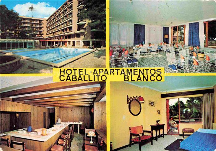 Canyamel Mallorca ES Hotel Apartamentos Caballito Blanco Pool Speisesaal Bar Zim