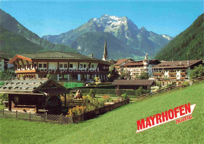 Mayrhofen  Zillertal Tirol AT mit Gruenberg Europahaus
