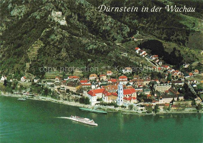 Duernstein Wachau Niederoesterreich AT Fliegeraufnahme