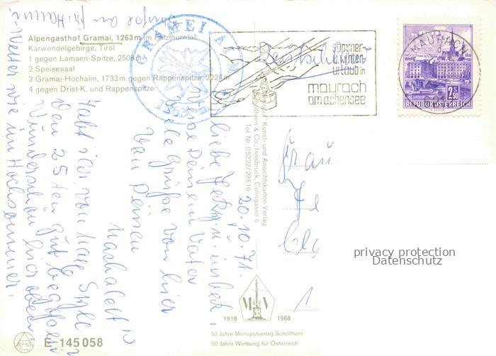 Gramai Gasthaus Gramaialm 1263m Falzthurntal Tirol AT Alpengasthof Gramai Gastra – Bild 2